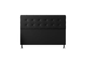 Cabeceira Paris 1,95 Cm Cama Box king Size Suede Preto