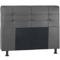 Cabeceira Paris Queen Suede Havaí Cor Cinza Cabeceira Paris Queen Suede Havaí Cor Cinza