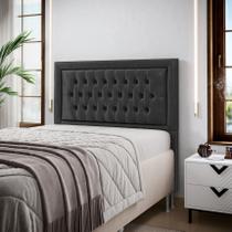 Cabeceira Pegasus 160 Modulada Estofada N-022 Veludo Chumbo Aradecor