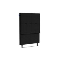 Cabeceira Piave Linho Preto (12x90x125)