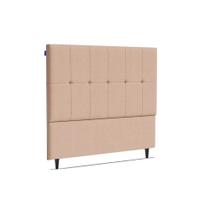 Cabeceira Piave Veluto Bege Casal (8x140x120) - Ortobom