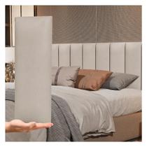 Cabeceira Placa Estofada De Cama Box Modulo 20x60cm Cama Casal