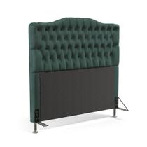 Cabeceira Pollux 140 Casal N-032 Veludo Verde Petróleo Aradecor Cabeceira Pollux 140 Casal N-032 Veludo Verde Petróleo Aradecor