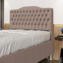 Cabeceira Pollux 195 / N-042 Linho Marrom Aradecor Cabeceira Pollux 195 / N-042 Linho Marrom Aradecor