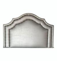 Cabeceira Provençal Cinza Duplatacha 90X70Cm Sintético