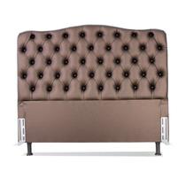 Cabeceira Queen 158 - Bello Box - Dunas Sintético Marrom