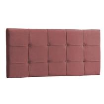 Cabeceira Queen 160 Cm para Cama Box Painel Ana Luisa Suede Deluxe Rose - FLASH SONHO