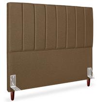 Cabeceira Queen 160cm Arlla Linho Marrom Rm Marrom Cabeceira Queen 160cm Arlla Linho Marrom Rm Marrom
