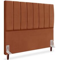 Cabeceira Queen 160cm Arlla Suede Terracota RM Cabeceira Queen 160cm Arlla Suede Terracota RM