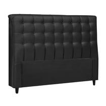 Cabeceira Queen 160cm Damares Corano Preto ID Milani Store