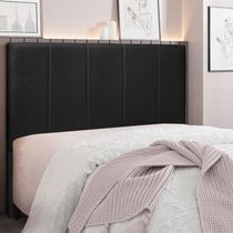 Cabeceira Queen 160cm Veludo Ravenna Preto Cabeceira Queen 160cm Veludo Ravenna Preto