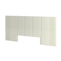 Cabeceira Queen 270cm Ripada Off White - Dalla Costa