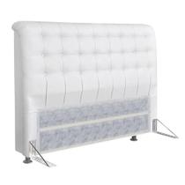Cabeceira Queen Ana 160 cm Cama Box Ana material sintético Branco - FM