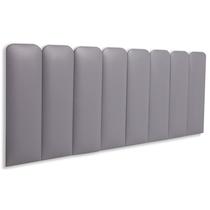 Cabeceira Queen Arredondada Tecido Impermeável 160x60 Cama Box Modulada