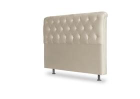 Cabeceira Queen Emilia 160cm Suede Bege - FdECOR - IDF Decor