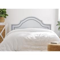Cabeceira Queen Estofada para Cama Box com Tachas 160x60cm Provençal Luxo Dupla Branco Cabeceira Queen Estofada para Cama Box com Tachas 160x60cm Provençal Luxo Dupla Branco