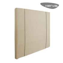 Cabeceira Queen Estofada Plan ÉDEZ, 158 cm, Linho Bege