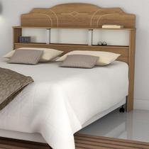 Cabeceira Queen Estrela Freijó e Off White Vitamov Cabeceira Queen Estrela Freijó e Off White Vitamov