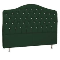 Cabeceira Queen Florence P04 160 cm Suede Verde TCA 947 - Amarena Móveis