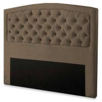 Cabeceira Queen Geovana 160 CM Suede Cappucino - D A Decor