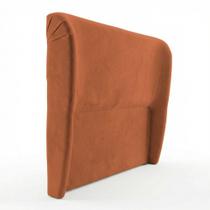 Cabeceira Queen Liah 160cm no Box Madeira Suede Terracota Abmaza Cabeceira Queen Liah 160cm no Box Madeira Suede Terracota Abmaza