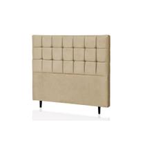 Cabeceira Queen Livia 160 CM Suede Cappucino - D A Decor