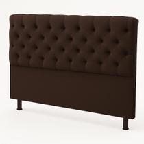 Cabeceira Queen Marrom - 160x110 CM