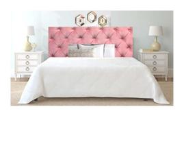 Cabeceira Queen Painel Captonê Veludo Rosê - Captonê Design