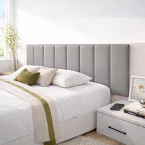 Cabeceira Queen Para Cama Box Tipo Painel Modular material sintético Expressa Móveis