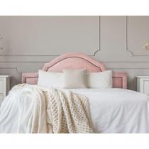 Cabeceira Queen Provençal Luxo 160X60 Rosê Tachas Fumê Cabeceira Queen Provençal Luxo 160X60 Rosê Tachas Fumê