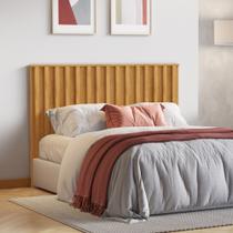 Cabeceira Queen Ripada 100 MDF Vitoria Móveis Europa