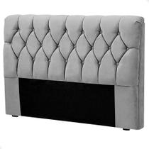 Cabeceira Queen Size Cama Casal Box Estofada 160cm Quarto Suede Istambul