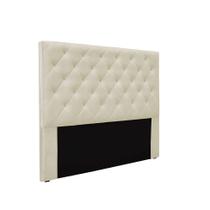 Cabeceira Queen Tânia Veludo Bege Cabeceira Queen Tânia Veludo Bege