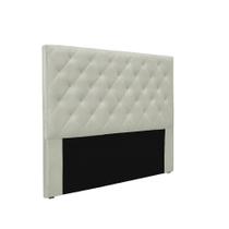 Cabeceira Queen Tânia Veludo Prata Cabeceira Queen Tânia Veludo Prata