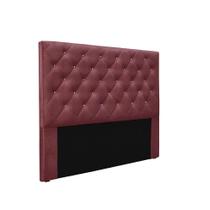 Cabeceira Queen Tânia Veludo Vinho Cabeceira Queen Tânia Veludo Vinho