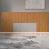 Cabeceira Ripada 100 Mdf Cama Casal Queen E King 240cm Cabeceira Ripada 100 Mdf Cama Casal Queen E King 240cm