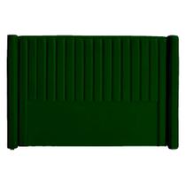 Cabeceira Ripada Estofada Para Cama Box Casal King 1.95 - Suede - Sv Decor