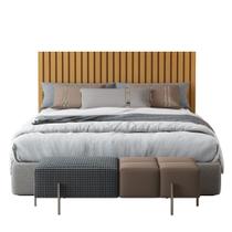 Cabeceira Ripada Para Cama Box Casal Padrão Queen