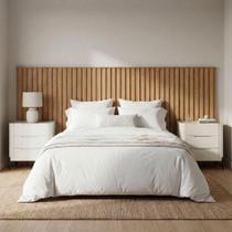 Cabeceira Ripada para Cama Queen 320cm 100% MDF Cabeceira Ripada para Cama Queen 320cm 100% MDF
