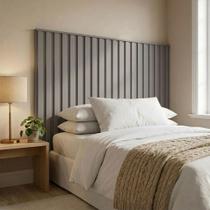 Cabeceira Ripada para Cama Solteiro 160cm 100% MDF Cabeceira Ripada para Cama Solteiro 160cm 100% MDF