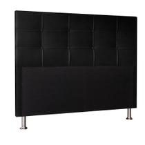 Cabeceira Roma 90 Cm Cama Box Suede Preto