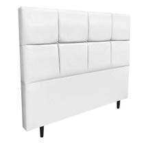 Cabeceira Roma Para Cama Box Queen 160material sintético Branco-D'Rossi