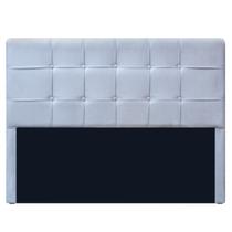 Cabeceira Senna 100 cm Suede Branco