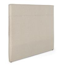 Cabeceira Serena Casal Herval Estofada, 138 cm, Linho bege