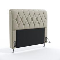 Cabeceira Sirius 140 / Couro Artificial Bege Cabeceira Sirius 140 / Couro Artificial Bege