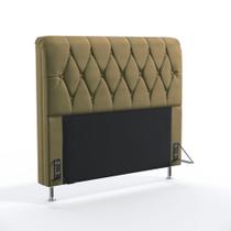 Cabeceira Sirius 140 Modulada Estofada N-029 Veludo Capuccino Aradecor Cabeceira Sirius 140 Modulada Estofada N-029 Veludo Capuccino Aradecor