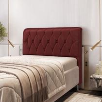 Cabeceira Sirius 160 / N-034 Veludo Bordô