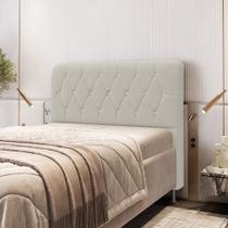 Cabeceira Sirius 195 / N-037 Bouclê Off White Cabeceira Sirius 195 / N-037 Bouclê Off White