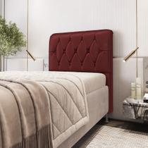 Cabeceira Sirius 90 / N-034 Veludo Bordô