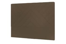 Cabeceira Sky Plus Casal 1400mm Suede Marrom Taupe - Simbal